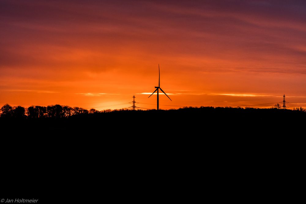 Sonnenaufgang im Münsterland