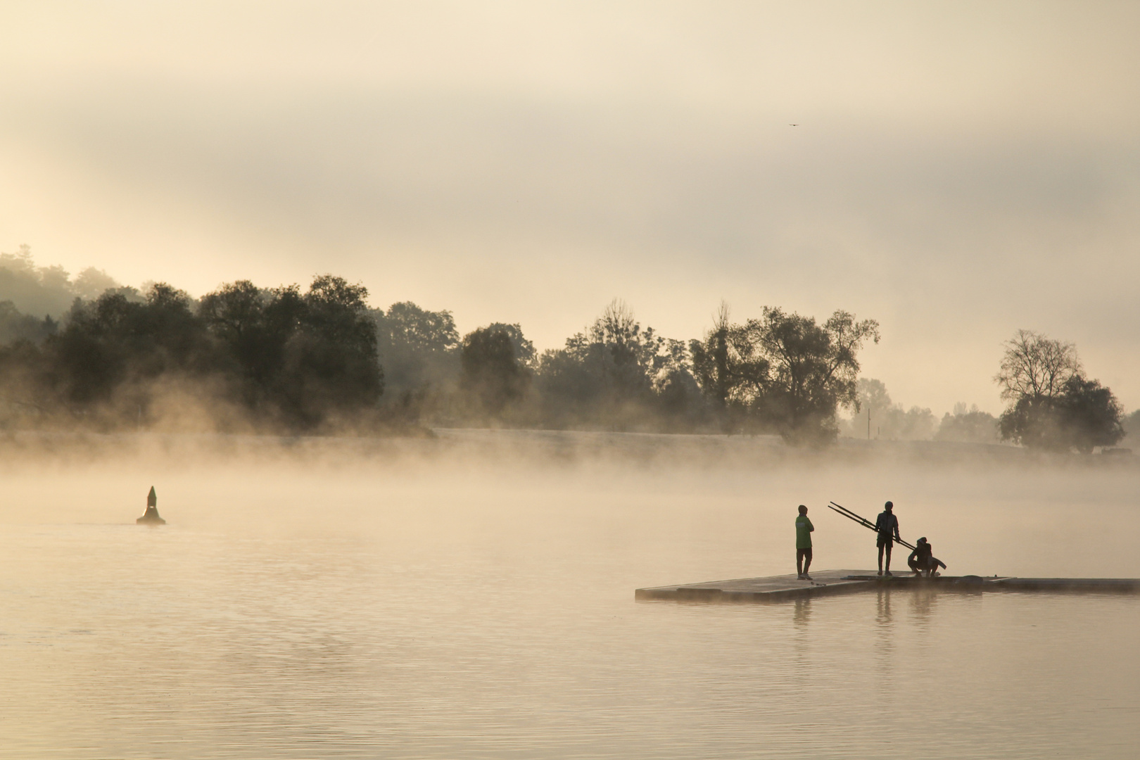 Sonnenaufgang im Nebel