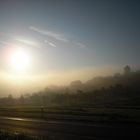 Sonnenaufgang im Nebel