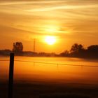 Sonnenaufgang im Nebel