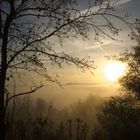 Sonnenaufgang im Nebel