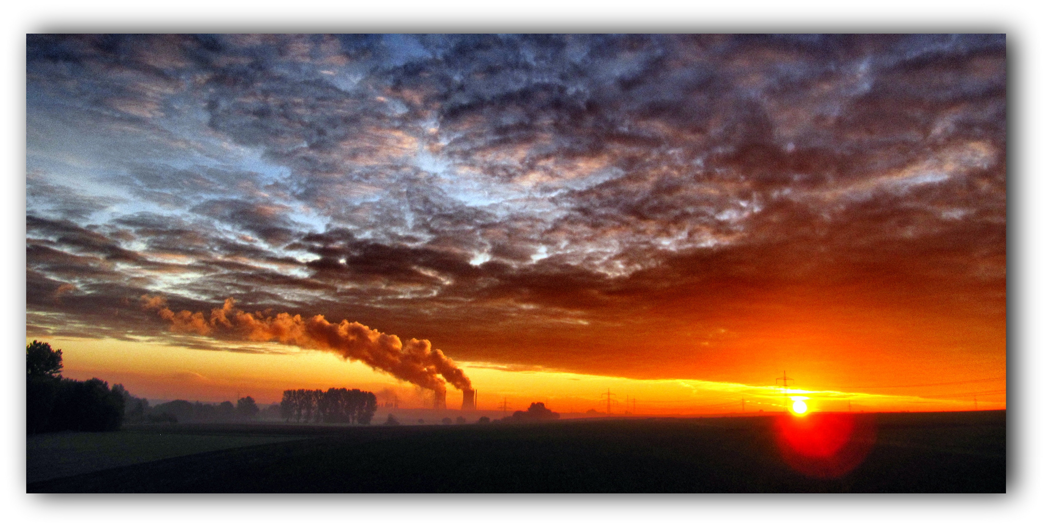 Sonnenaufgang im Nebel