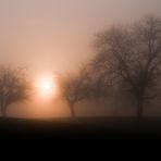 Sonnenaufgang im Nebel