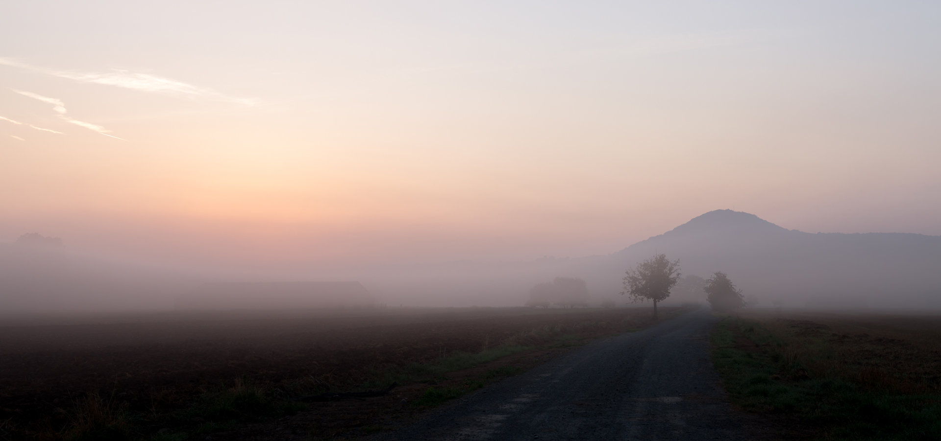 Sonnenaufgang im Nebel