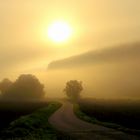 Sonnenaufgang im Nebel