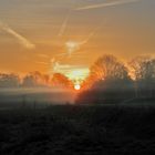 Sonnenaufgang im Nebel