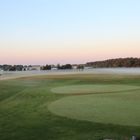 Sonnenaufgang im Nebel Golfplatz - Rügen