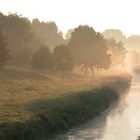 Sonnenaufgang im Nebelfeld