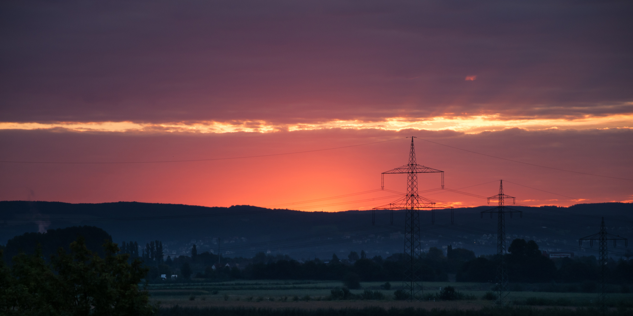 Sonnenaufgang im Neuwieder Becken