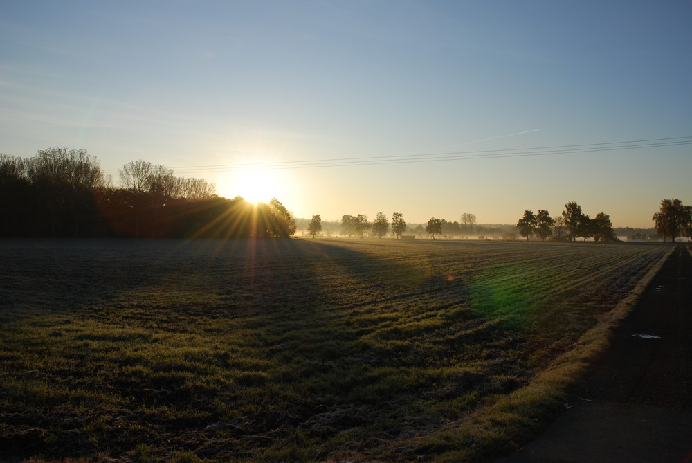 Sonnenaufgang im November