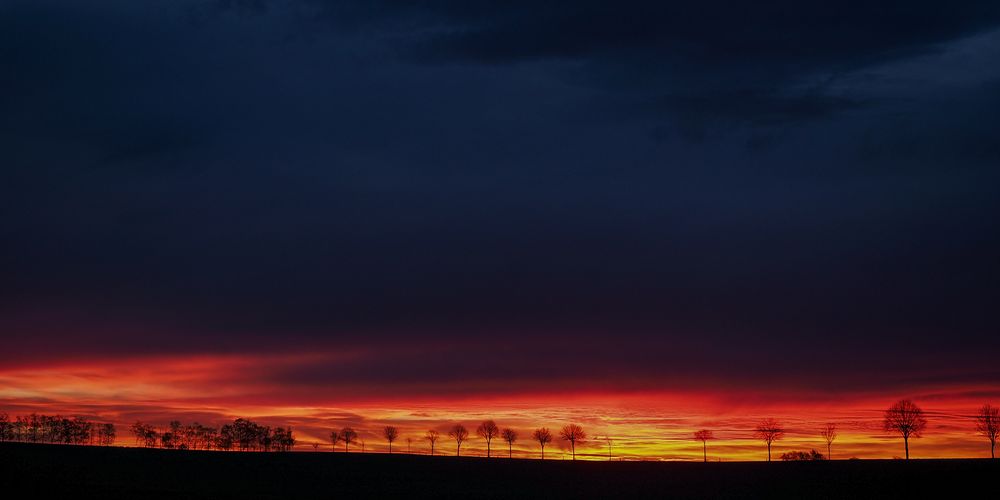 Sonnenaufgang im November