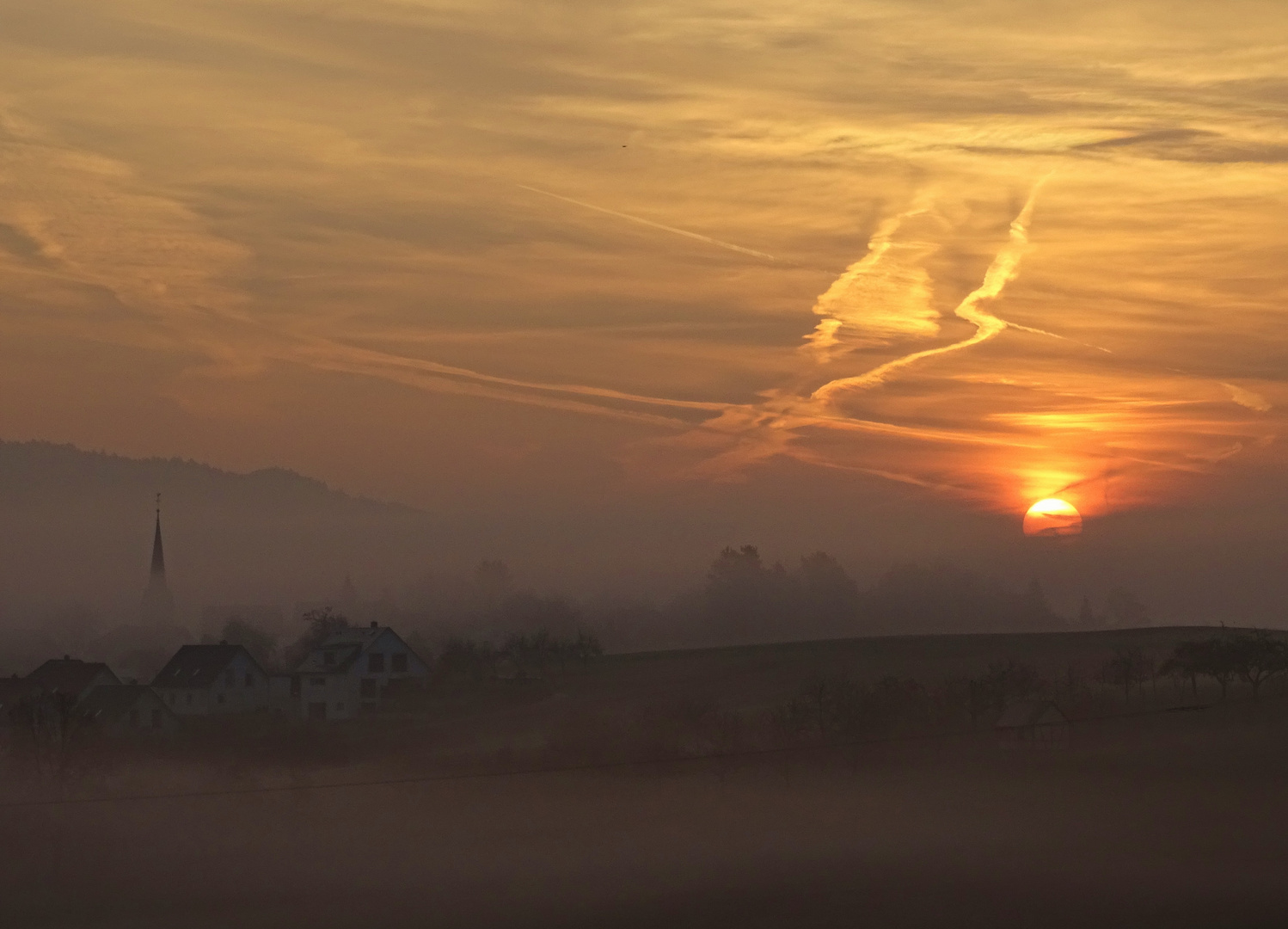 Sonnenaufgang im November