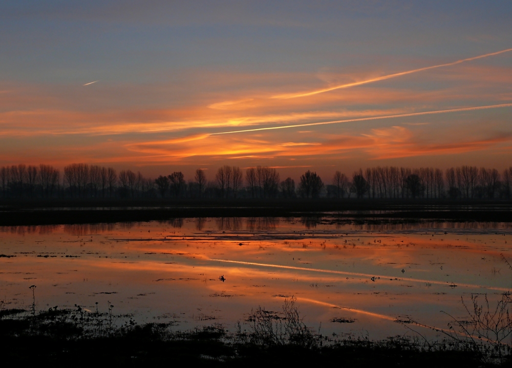 Sonnenaufgang im Oderbruch