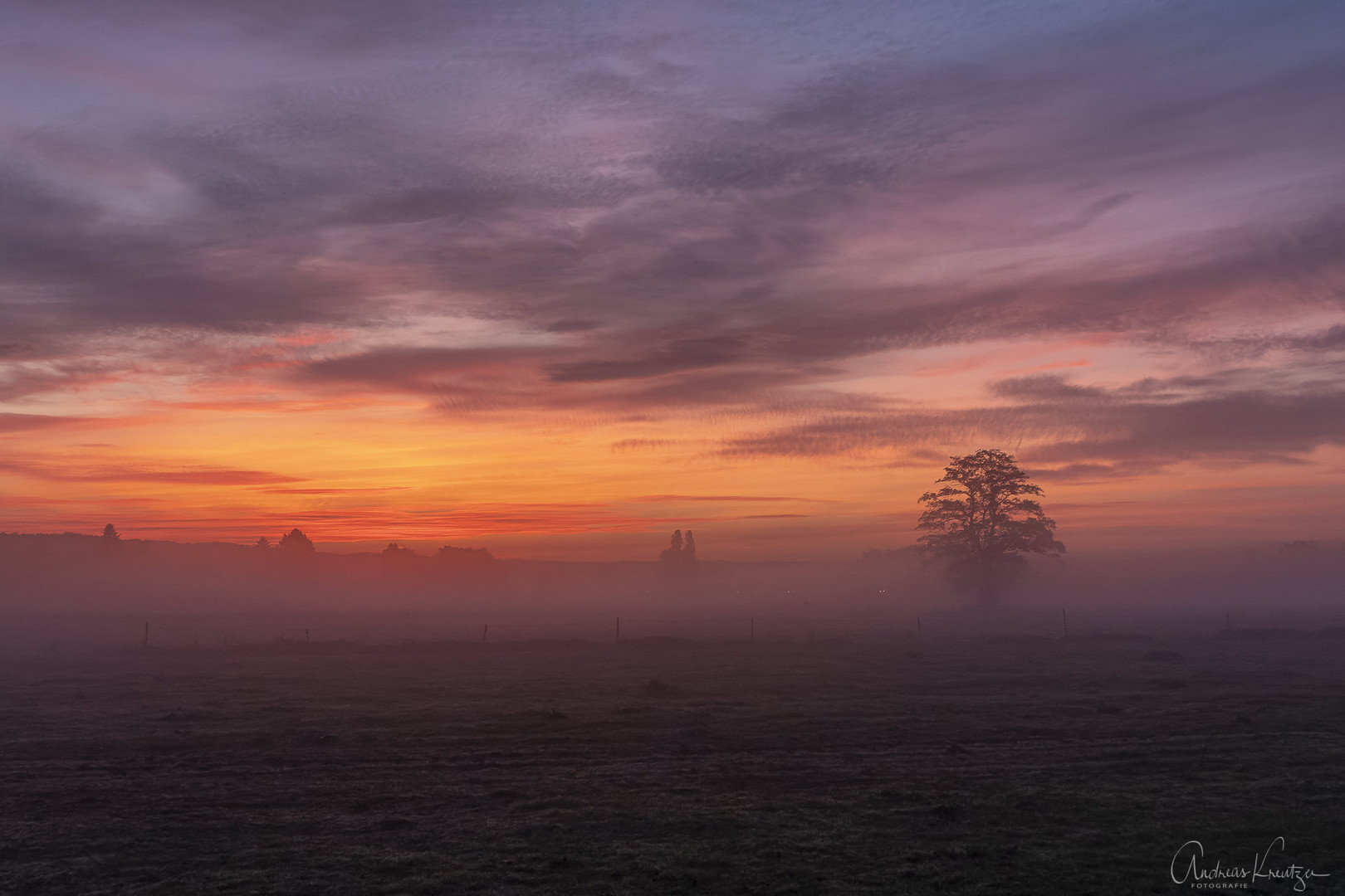 Sonnenaufgang im Oktober