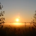 Sonnenaufgang im Oktober