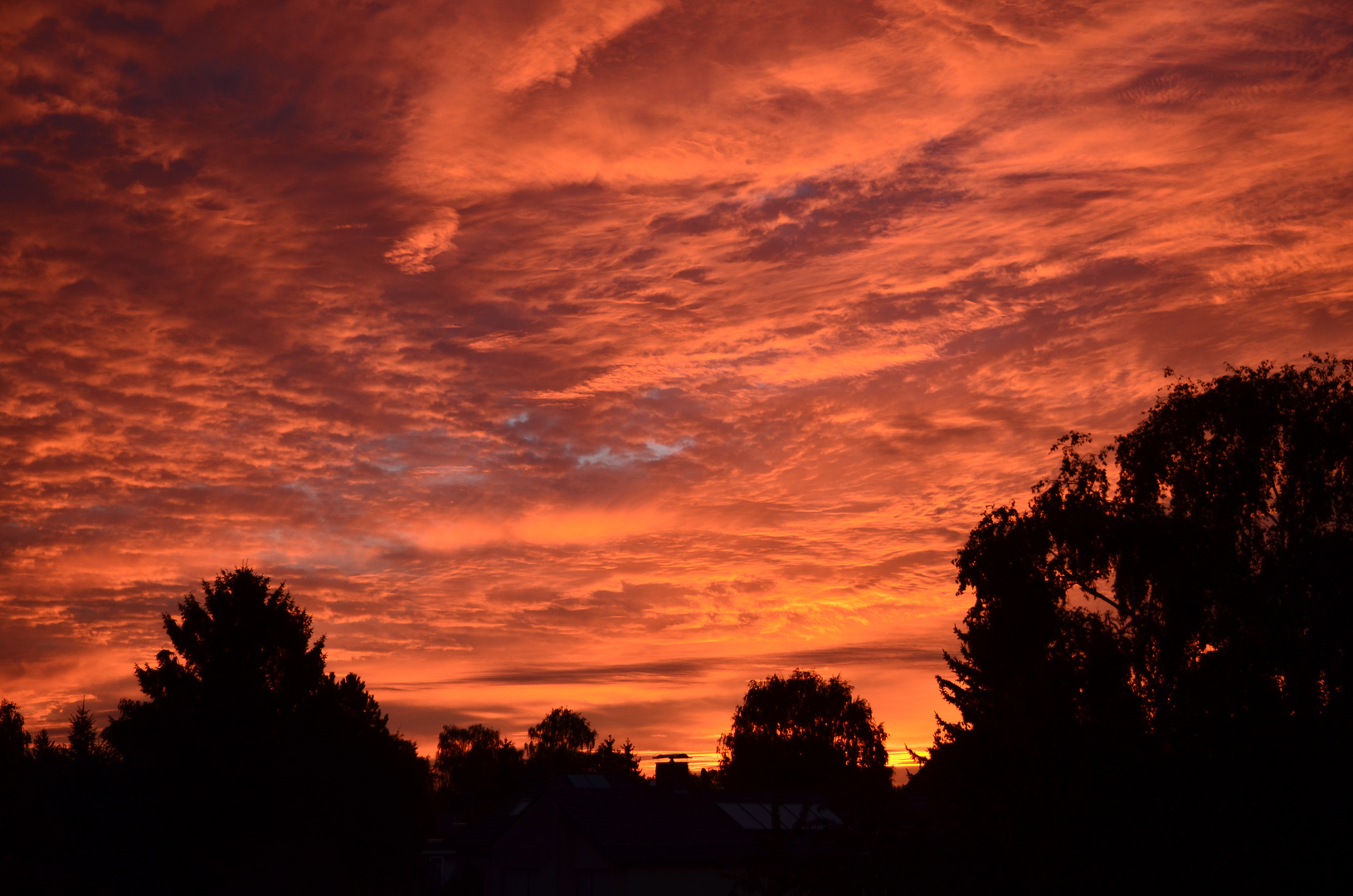 Sonnenaufgang im Oktober