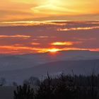 Sonnenaufgang im Osterzgebirge bei Dippoldiswalde