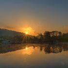 Sonnenaufgang im Osthafen