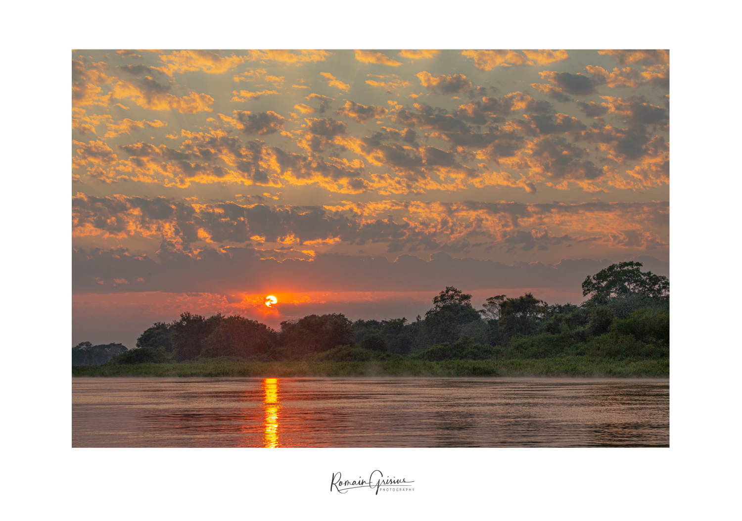 Sonnenaufgang im Pantanal ( Brasilien )