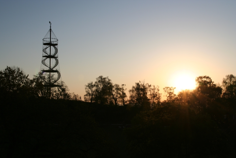 Sonnenaufgang im Park I