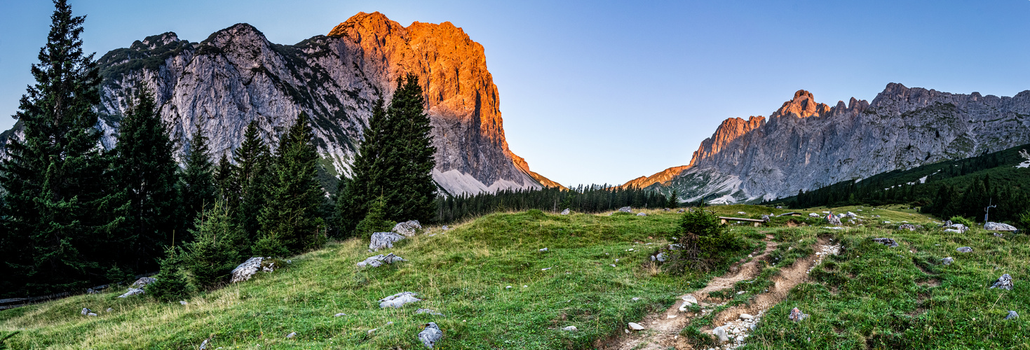 Sonnenaufgang im Puittal