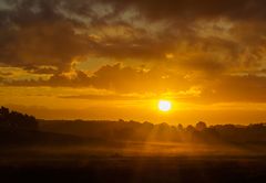 Sonnenaufgang im Recknitztal-Laage