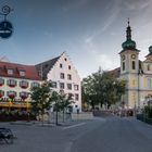 Sonnenaufgang im Residenzviertel in Donaueschingen