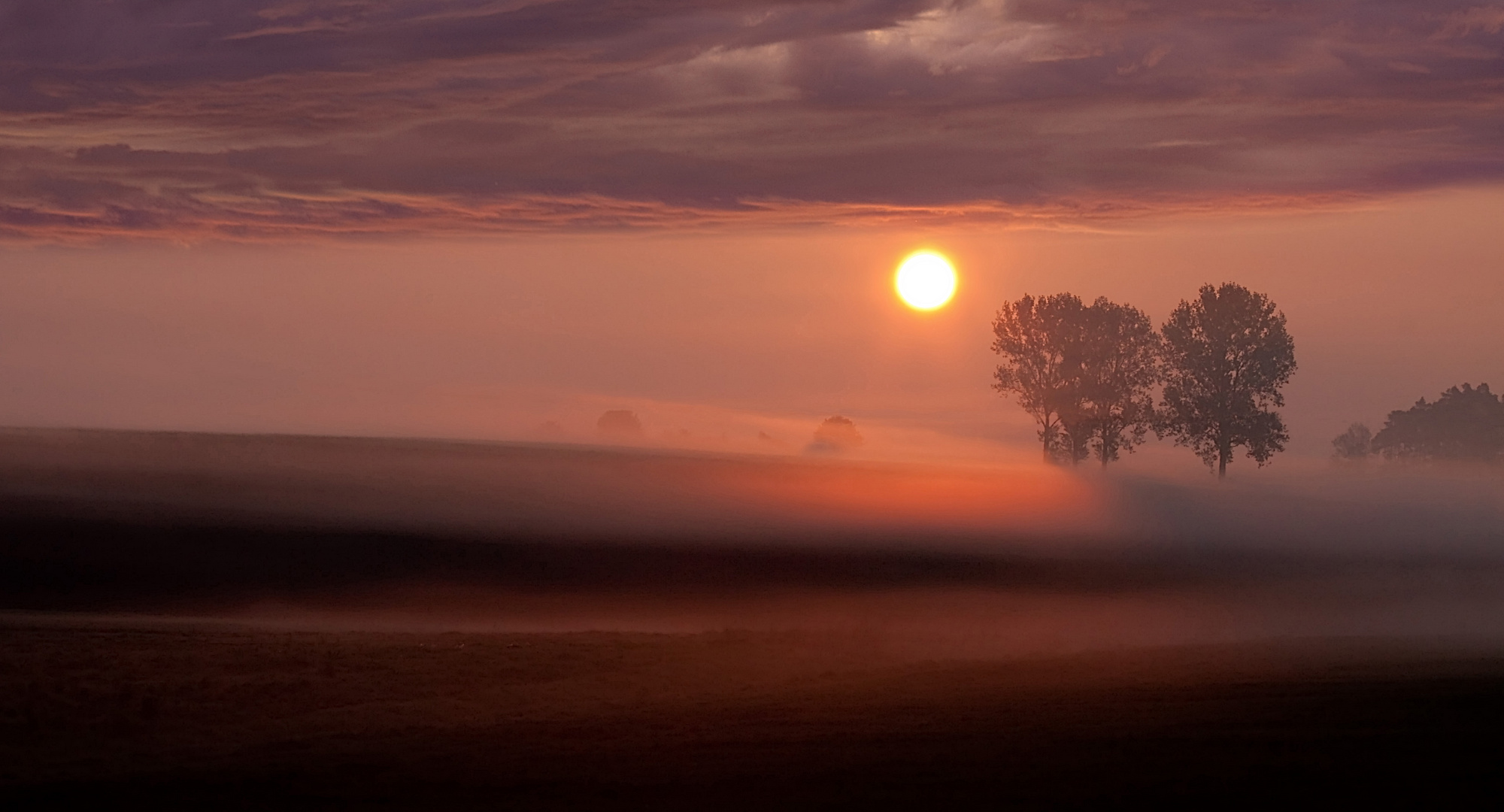 Sonnenaufgang im Ries