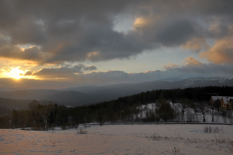 Sonnenaufgang im Riesengebirge