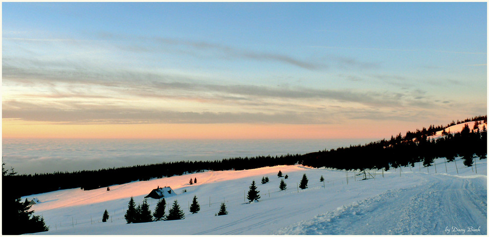 Sonnenaufgang im Riesengebirge