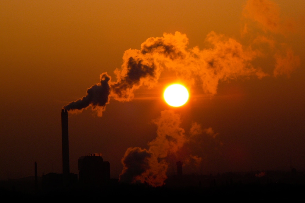 Sonnenaufgang im Ruhrgebiet