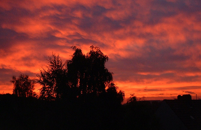 Sonnenaufgang im Ruhrgebiet