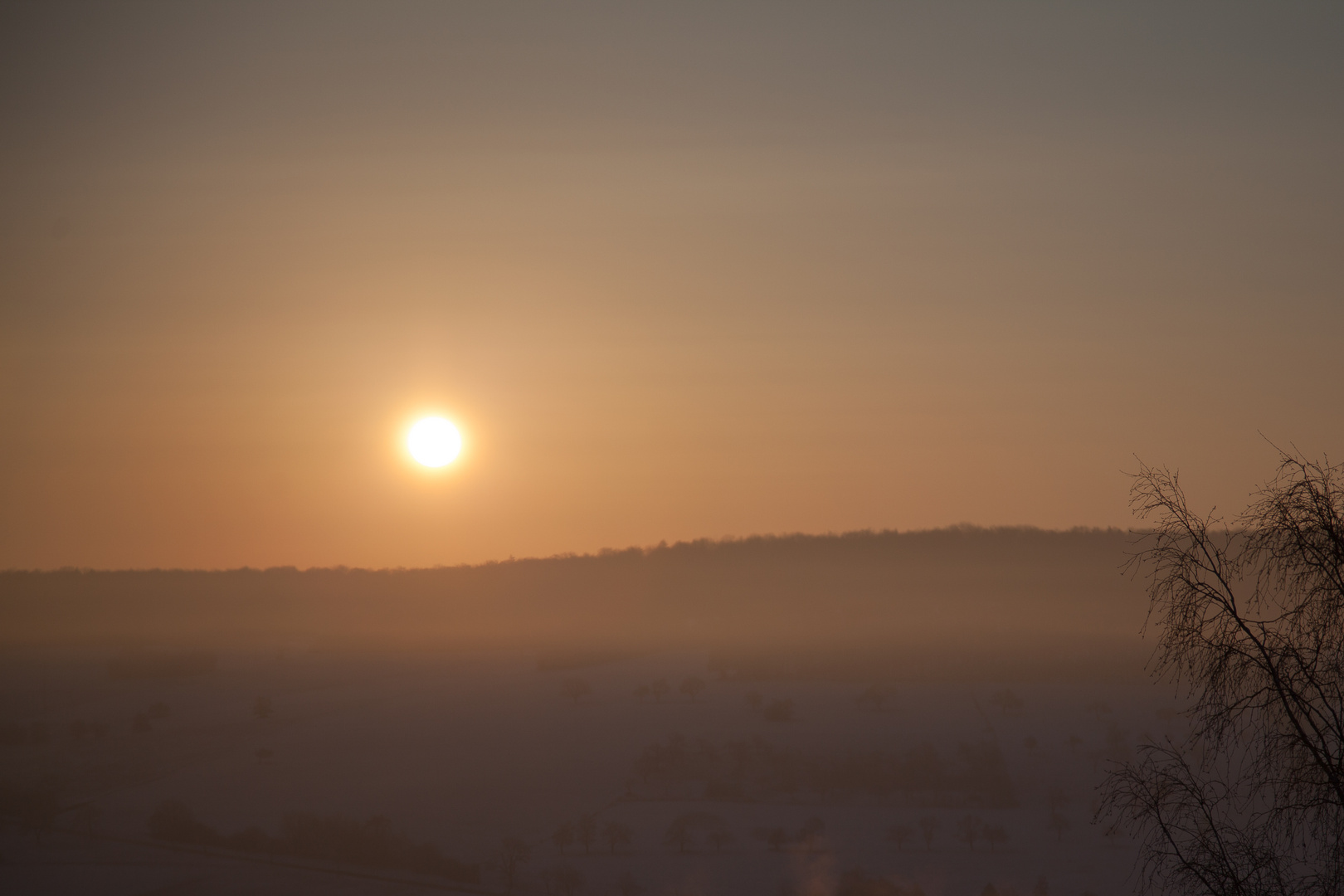 Sonnenaufgang im Saarland