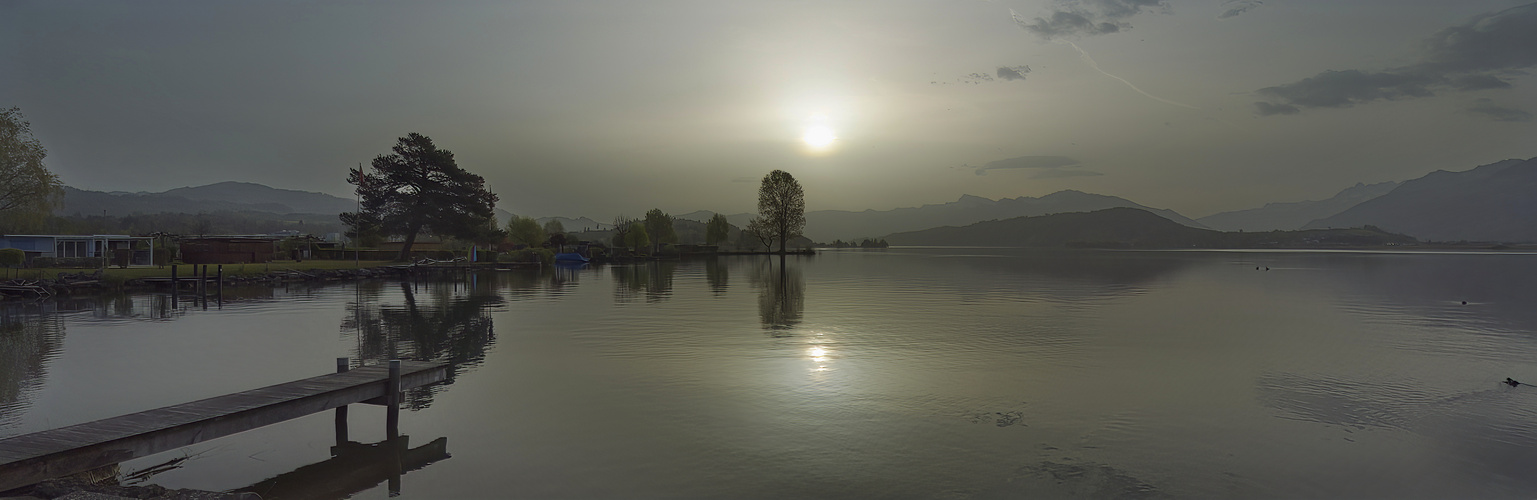 Sonnenaufgang im Saharastaub