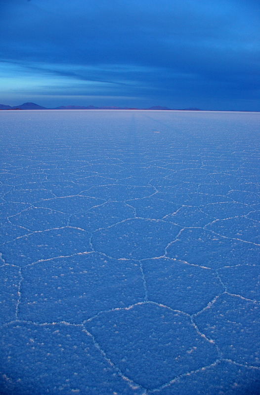 Sonnenaufgang im Salar de Uyuni