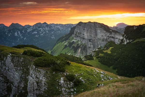 Sonnenaufgang im Salzkammergut