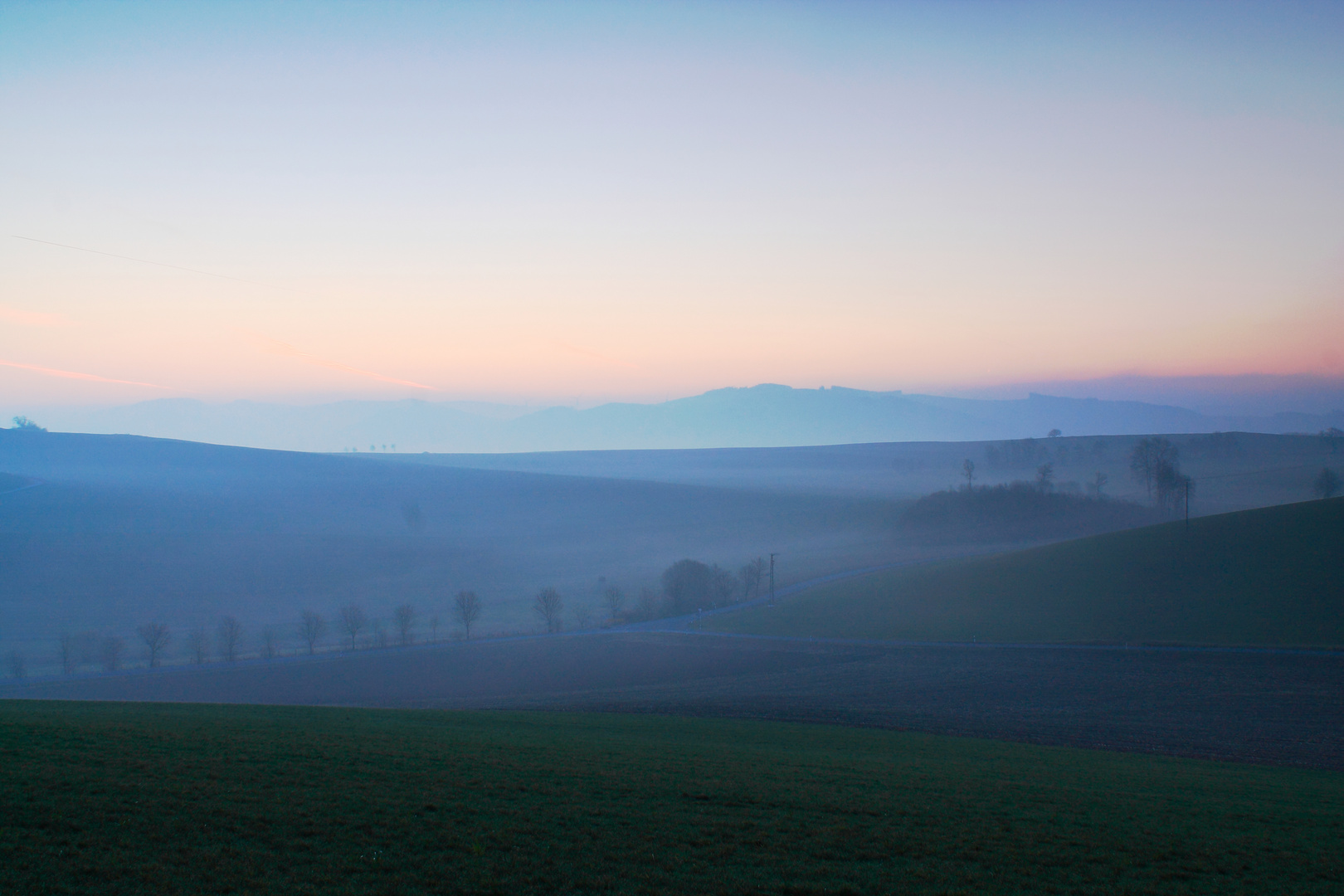 Sonnenaufgang im Sauerland