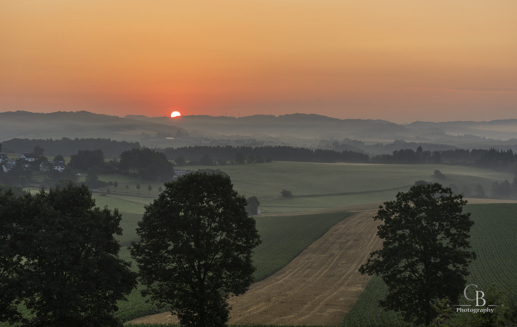 Sonnenaufgang im Sauerland