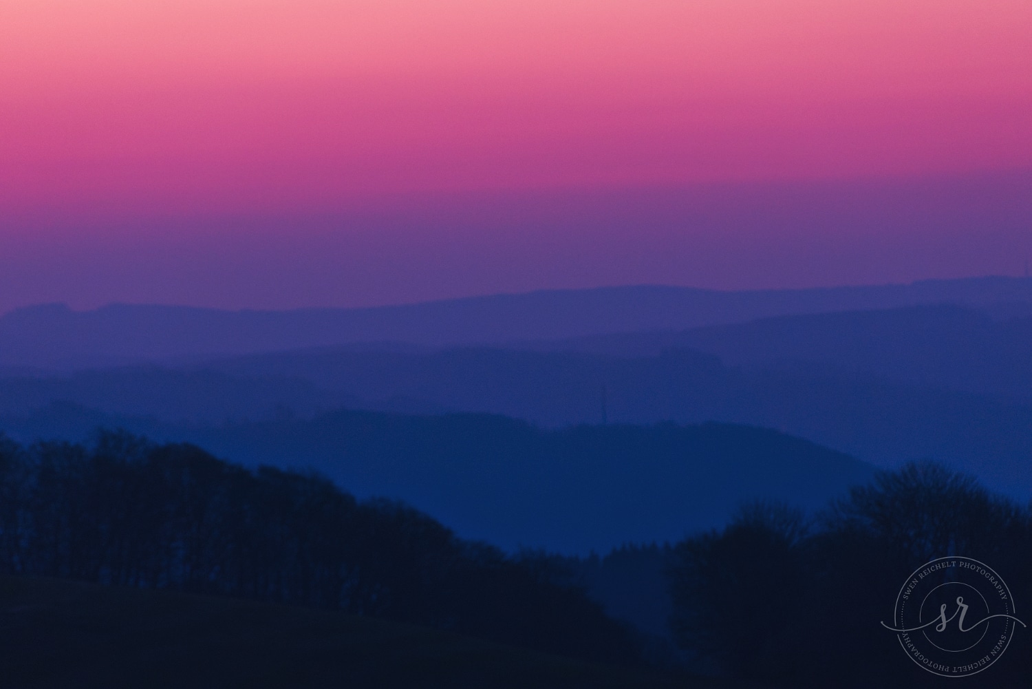 Sonnenaufgang im Sauerland 