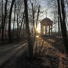 Sonnenaufgang im Schlosspark