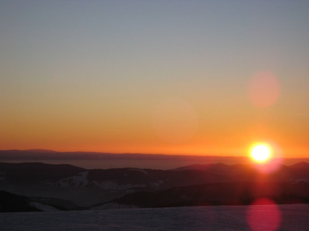 Sonnenaufgang im Schwarzwald