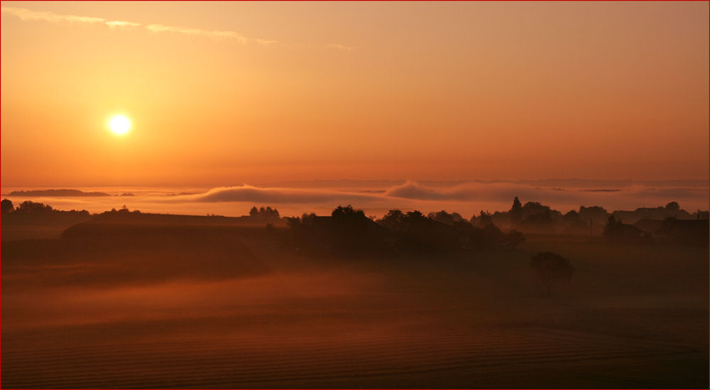 Sonnenaufgang im September