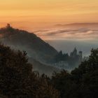 Sonnenaufgang im Siebengebirge