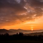 Sonnenaufgang im Siebengebirge