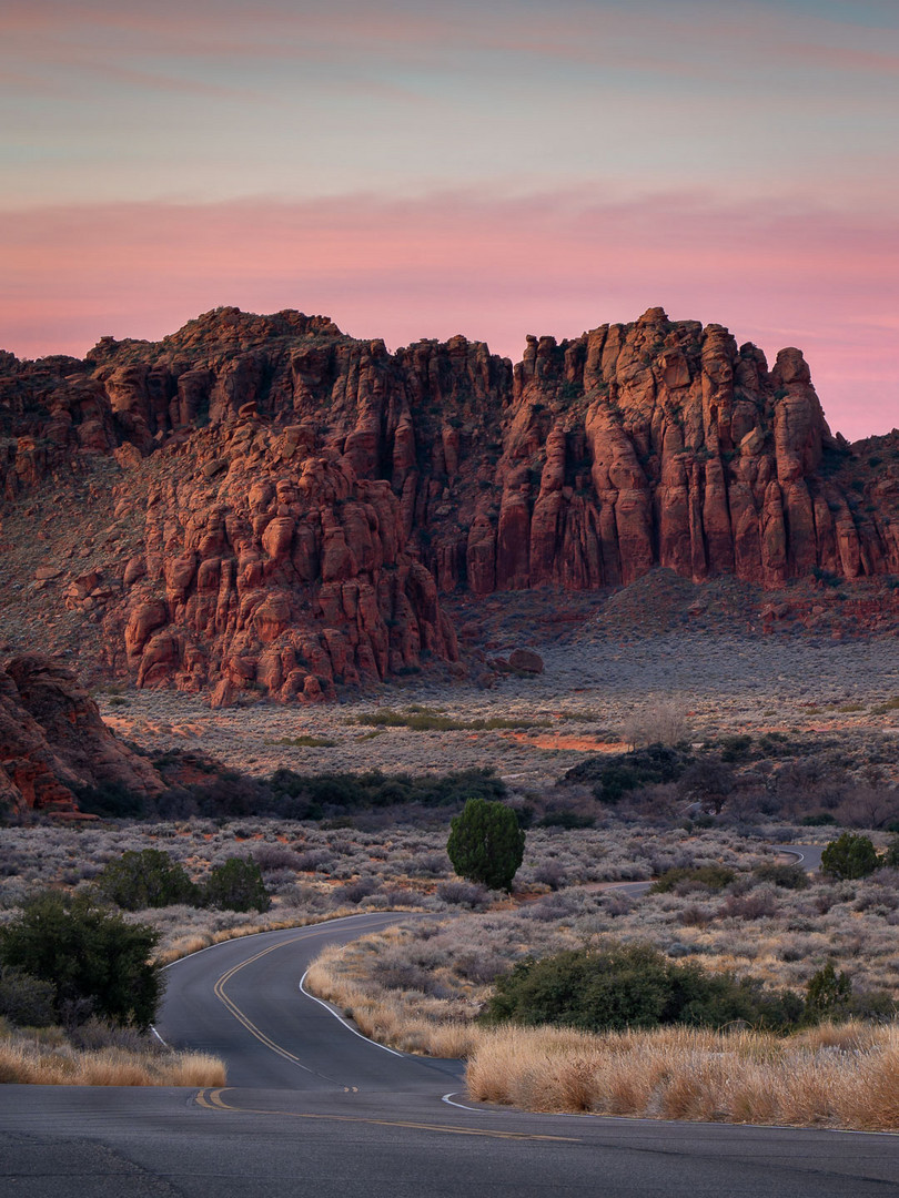 Sonnenaufgang im Snow Canyon