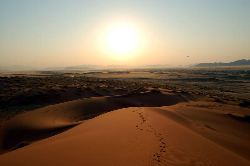 Sonnenaufgang im Sossusvlei