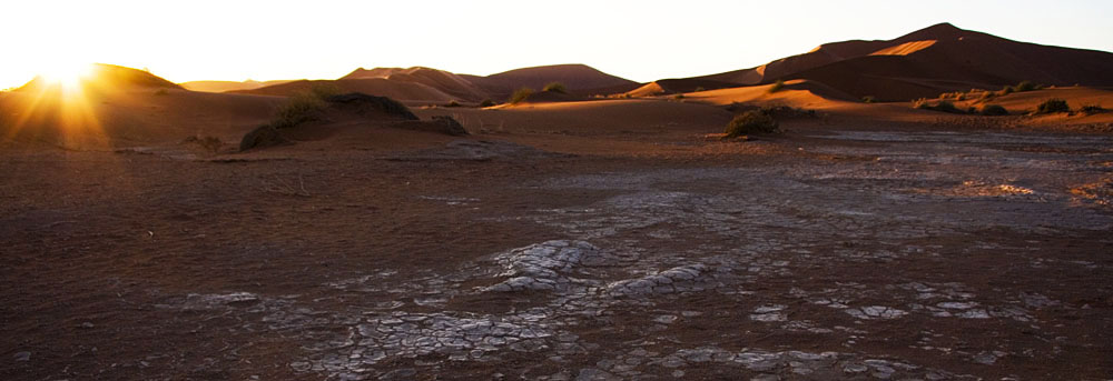 Sonnenaufgang im Sossusvlei