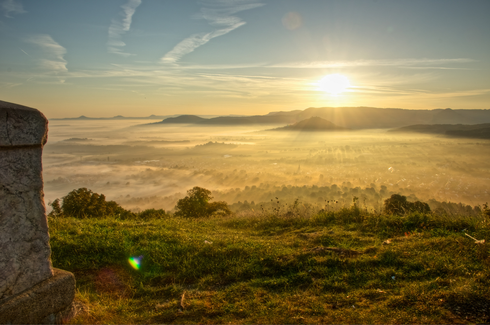 Sonnenaufgang im Spätsommer