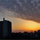 Sonnenaufgang im Stadtgebiet