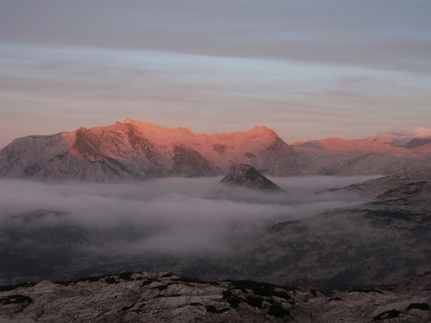 Sonnenaufgang im Steinernen Meer